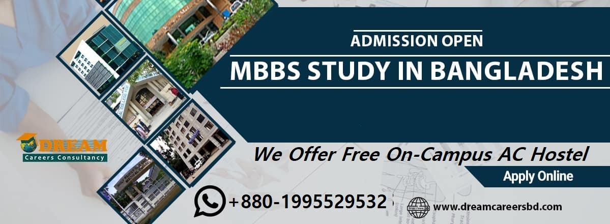 ADMISSION PROCESSING OF MBBS IN BANGLADESH🌍 Embark on an International Medical Journey! Dream Careers Consultancy is more than just an admissions consultant – we are your steadfast partner, guiding foreign students towards achieving their medical dreams. With an impeccable track record, we ensure that you not only gain admission into MBBS programs but also feel supported every step of the way. 🌟 Why Choose Dream Careers Consultancy? Unwavering Quality: With years of experience, we uphold the highest standards of service quality, ensuring your medical aspirations are in safe hands. Holistic Approach: Our range of specialized services addresses every aspect of the admissions journey, ensuring a seamless experience for all foreign students. 📚 Our Signature Services Counseling & Guidance: Navigate the medical landscape with confidence! Our team of expert counselors provides personalized advice tailored to your unique aspirations and potential, ensuring you choose the right path for your medical career. Admission: We simplify the intricate MBBS admission process for you. Using our deep-rooted connections and knowledge, we boost your chances of securing a seat in some of the most sought-after medical institutions. Application for Eligibility & Equivalence: No more confusion or endless paperwork! Our team manages your eligibility and equivalence applications, ensuring all details are meticulously handled and increasing your admission success rate. Documentation & Visa Guidance: Making international education accessible! From critical documentation to visa applications, we demystify the process, offering comprehensive guidance and support to ensure you're ready to embark on your medical journey. Airport Pickup, College Dropping & Accommodation: Touch down to a warm welcome! Our dedicated team ensures a hassle-free transition from your homeland to your new academic environment, right from the airport to settling into comfortable accommodation. Visa Extension & Local Support: We're with you throughout your academic journey! From visa extensions to local guidance, Dream Careers Consultancy provides unwavering support ensuring you feel at home while pursuing your medical dream. 💌 Join Our Community At Dream Careers Consultancy, we believe in fostering a community of global medical aspirants, buoyed by shared dreams and aspirations. Your journey doesn't end with admission - it begins with us, and we're committed to ensuring it's a journey of excellence, growth, and success. 🔗 Connect With Us! Ready to turn your medical dream into reality? Trust Dream Careers Consultancy – where aspirations meet unparalleled guidance. DREAM CAREERS CONSULTANCY: Pioneering Futures, One Student at a Time!
